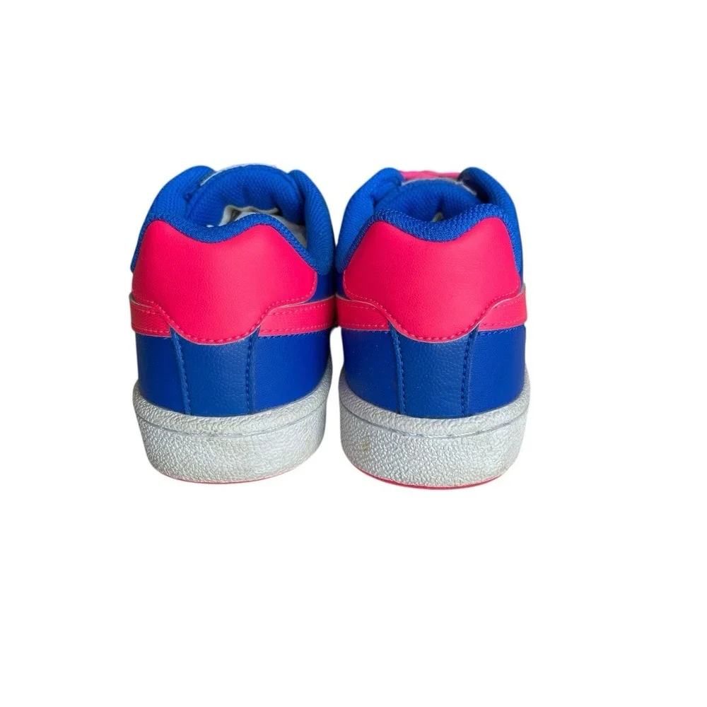 Nike Court Majestic Sneakers Womens Size 7 Neon Blue‎ Pink Hickies No Tie Laces